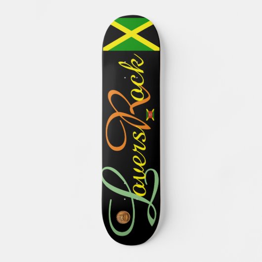 LOVERS ROCK Skateboard (Vorderseite)