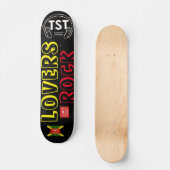 LOVERS ROCK Skateboard, 7¾ Zoll Deck Skateboard (Vorderseite)