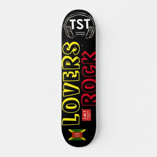 LOVERS ROCK Skateboard, 7¾ Zoll Deck Skateboard (Vorne)