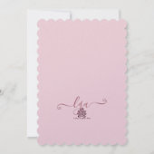 Lover's Sunset-Einladung Einladung (Rückseite)