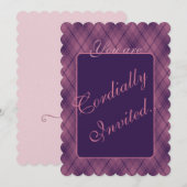 Lover's Sunset-Einladung Einladung (Vorne/Hinten)