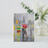 LOVERS UMBRELLA POSTKARTE (Stehend Vorderseite)