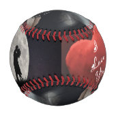 Lover's Under Midnight Moon Valentine's Baseball (Vorderseite)