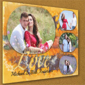 Love's Abstract Sunset 0612 Art Leinwanddruck