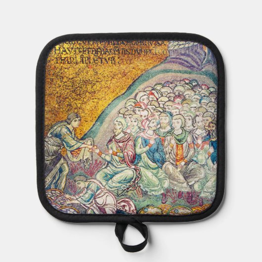 Loves and Fish Oven Mitt Topflappen (Vorderseite)