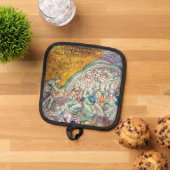 Loves and Fish Oven Mitt Topflappen (Oben Unten)