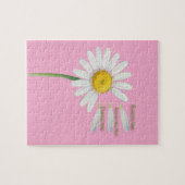 Loves Me, Loves Me Not Daisy – Romantic Watercolor Puzzle (Horizontal)