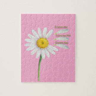 Loves Me, Loves Me Not Daisy – Romantic Watercolor Puzzle