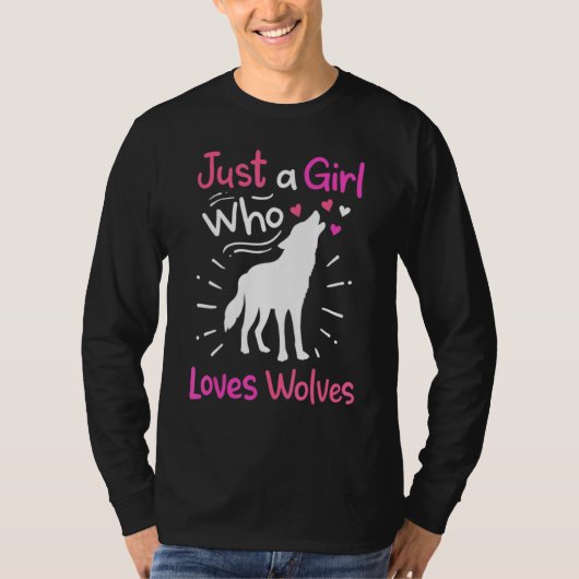 Loves Wolves wolf Face 14 T-Shirt (Vorderseite)