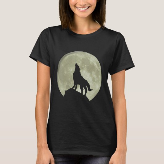 Loves Wolves wolf moon 7 T-Shirt (Vorderseite)