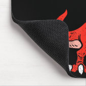 Lovesaurus Trex Dinosaur Heart Cute Valentines Day Mousepad (Ecke)