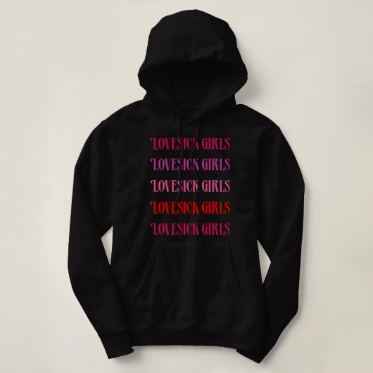 Lovesick Girls Blackpink Hoodie (Design vorne)