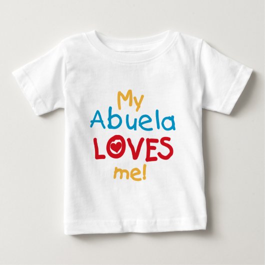 LOVESMEabuela Baby T-shirt (Vorderseite)