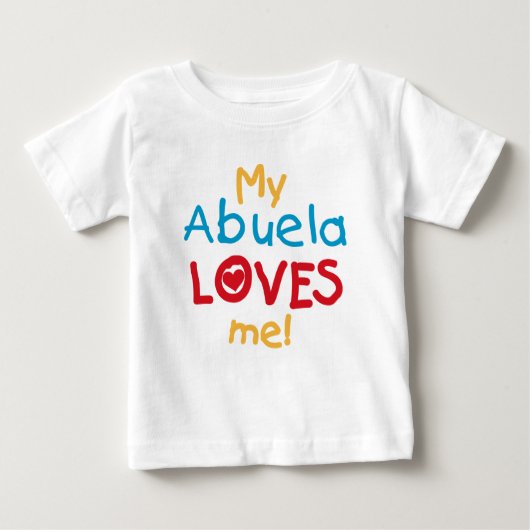 LOVESMEabuela Baby T-shirt (Vorderseite)