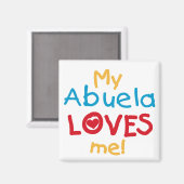 LOVESMEabuela Magnet (Vorderseite/Rückseite)