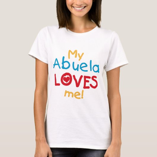 LOVESMEabuela T-Shirt (Vorderseite)
