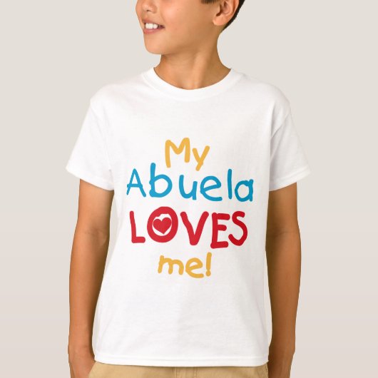 LOVESMEabuela T-Shirt (Vorderseite)