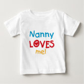 LOVESMEnanny Baby T-shirt (Vorderseite)