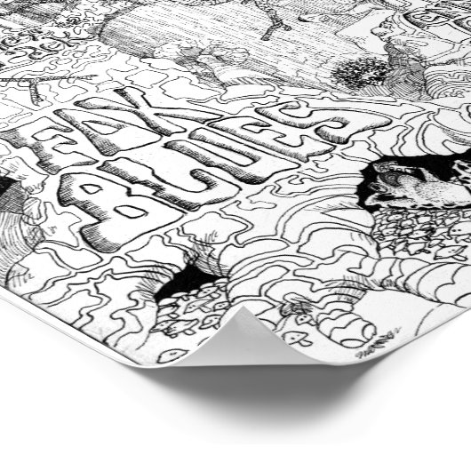 LoveStreetLightCircusflyer Corpus Jun20&21'69 Poster (Ecke)