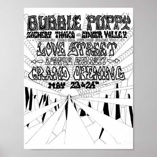 LoveStreetLightCircusflyer CorpusMai23&24'69 Poster (Vorne)