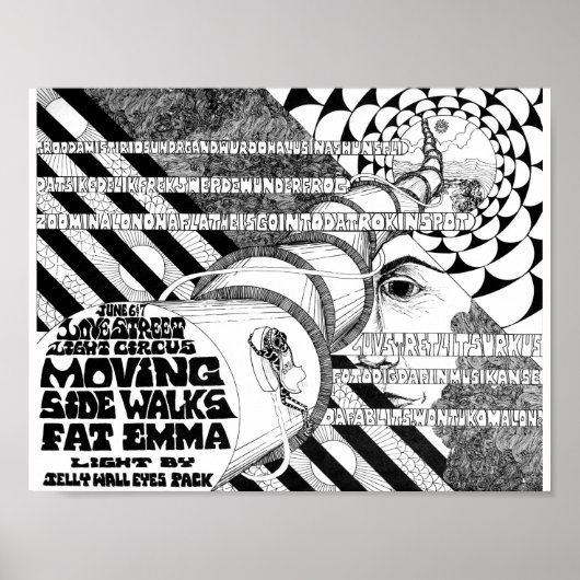LoveStreetLightCircusflyer Jun6&7'69 Poster (Vorne)