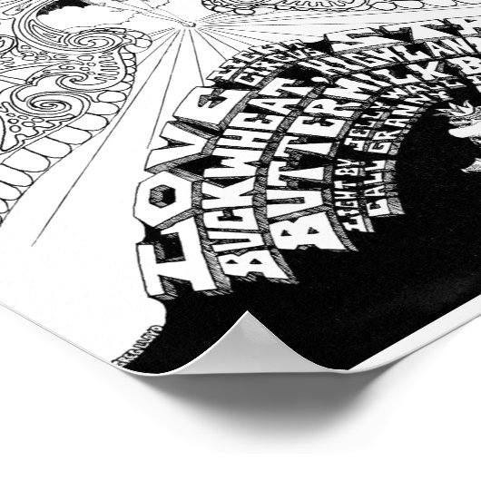 LoveStreetLightCircusflyer NoDate Poster (Ecke)