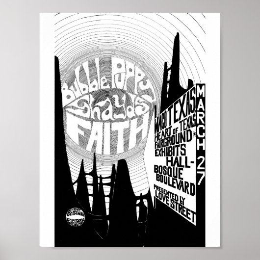 LoveStreetLightCircusflyer WacoShowMar27'69 Poster (Vorne)