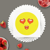 Lovestruck Emoji Serviette