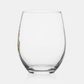 Lovettsville Mah Jongg Players Weinglas Ohne Stiel (Links)