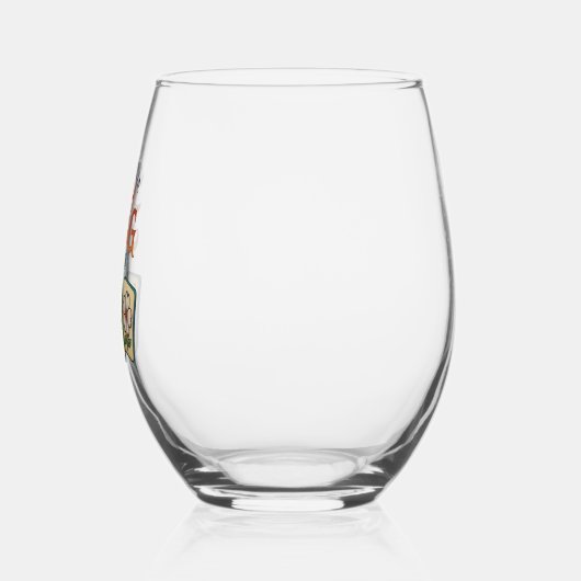 Lovettsville Mah Jongg Players Weinglas Ohne Stiel (Links)