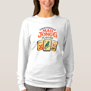 Lovettsville Mah-Jongg-Spielerin Langarmshirt T-Shirt