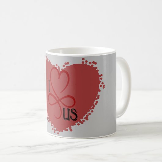 LoveUs Kaffeetasse (VorderseiteRechts)