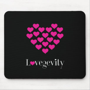 Lovevity Black Mouse Pad Mousepad