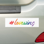 #LoveWins Autoaufkleber (Auf Auto)