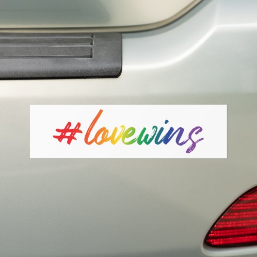 #LoveWins Autoaufkleber (Auf Auto)