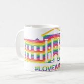 #LoveWins Kaffeetasse (Vorderseite Links)