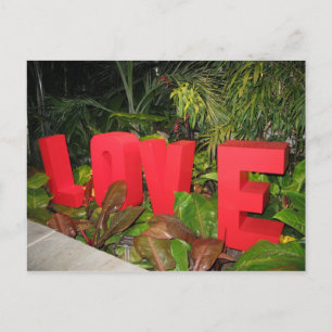 LOVEworks at Lewis Ginter Botanical Garden Rich VA Postkarte