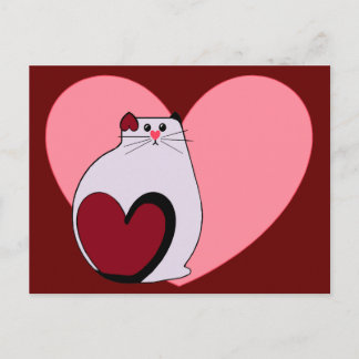 Lovey Cat Postkarte