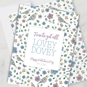 Lovey Dovey Valentine's Day Holiday Card Feiertagskarte