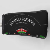 Lovey Kenya Text Art Design Golf Headcover (Vorderseite)