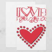 lovie briefpapier (Vorne/Hinten)