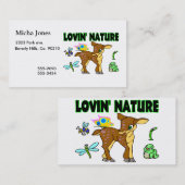 Lovin Natur-Tiere Visitenkarte (Vorne/Hinten)