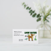 Lovin Natur-Tiere Visitenkarte (Stehend Vorderseite)