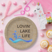 Lovin See-Leben-Leinwand-Papier-Teller Pappteller (Party)