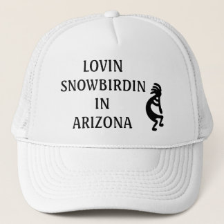 LOVIN SNOWBIRDIN IN ARIZONA KOKOPELLI TRUCKERKAPPE