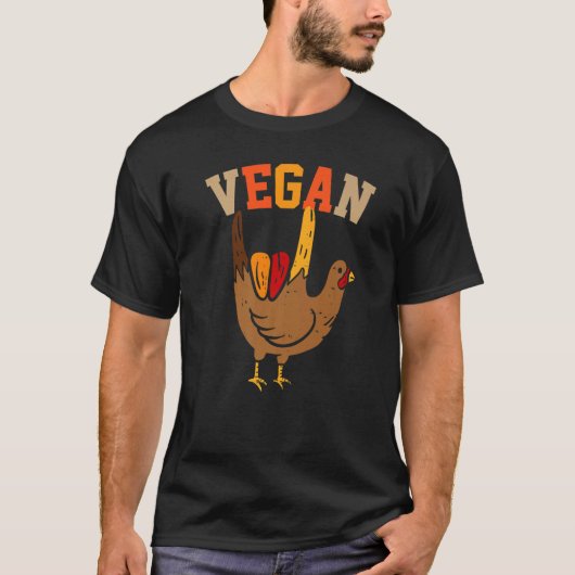 Lovin Vegans Gobble 'Til You Wobble Feast Mode T-Shirt (Vorderseite)