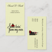 Lovin' von meiner Oven-Visitenkarte Visitenkarte (Vorne/Hinten)