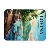 Lovina Beach Indonesien Magnet (Horizontal)