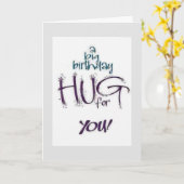 LOVING AND SWEET *GEBURTSTAG* KARTE (Gelbe Blume)