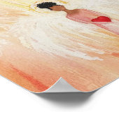 Loving Angel Premium Leinwand Poster (8x10) (Ecke)